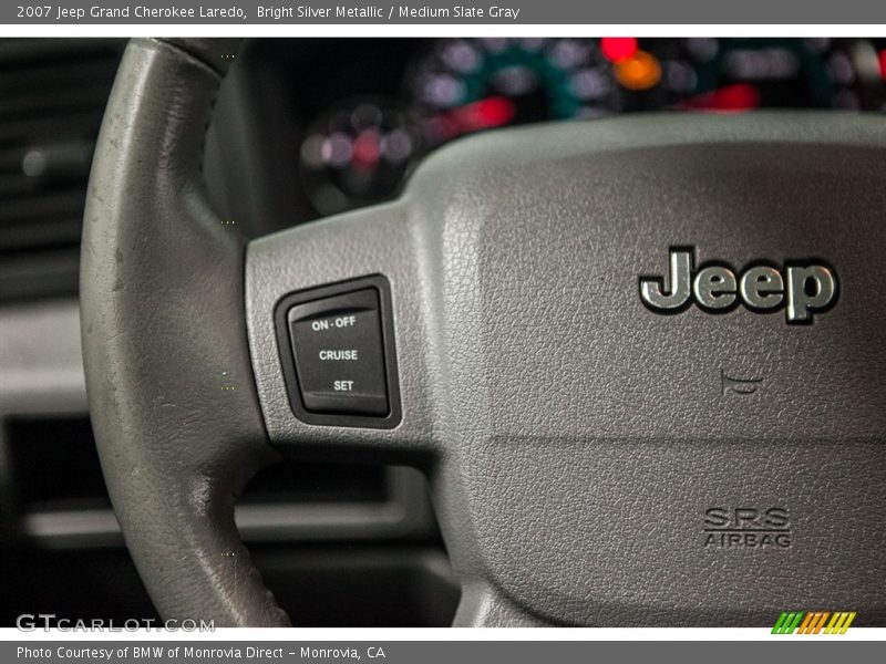Bright Silver Metallic / Medium Slate Gray 2007 Jeep Grand Cherokee Laredo
