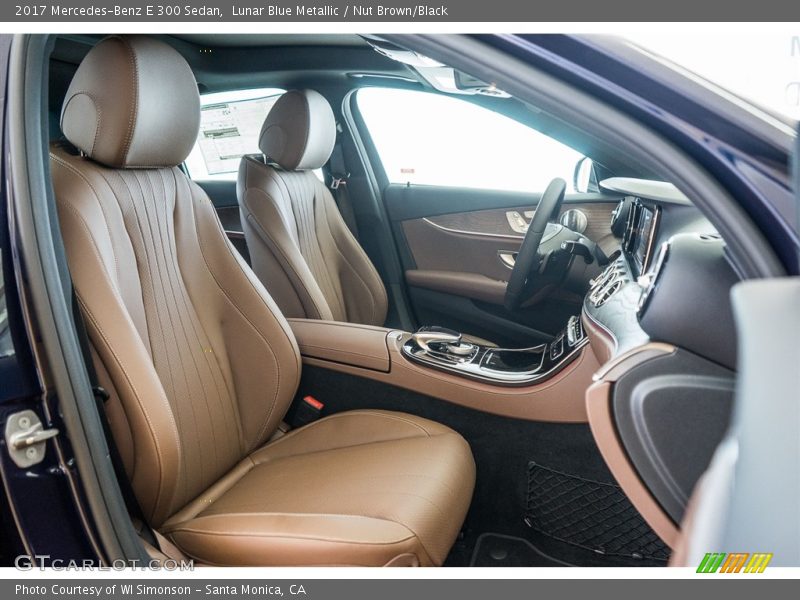 Lunar Blue Metallic / Nut Brown/Black 2017 Mercedes-Benz E 300 Sedan