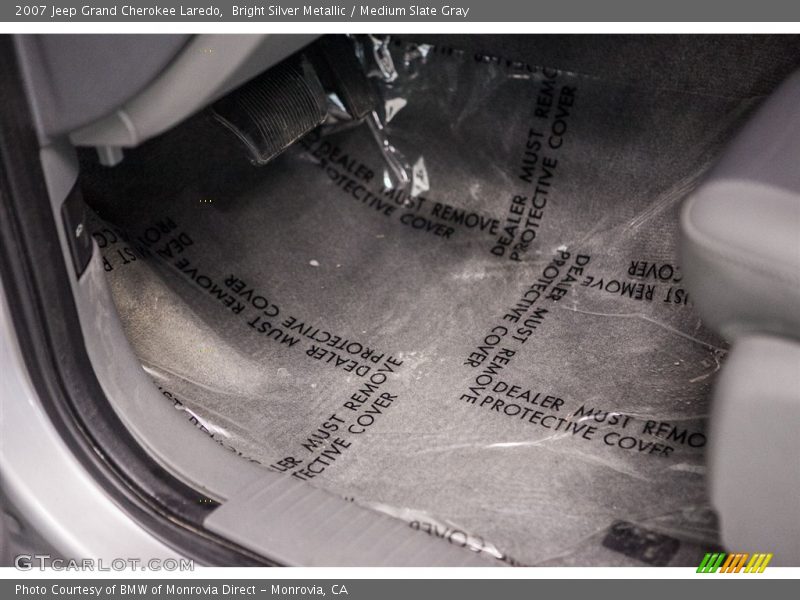 Bright Silver Metallic / Medium Slate Gray 2007 Jeep Grand Cherokee Laredo