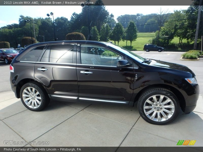 Kodiak Brown / Medium Light Stone 2013 Lincoln MKX AWD