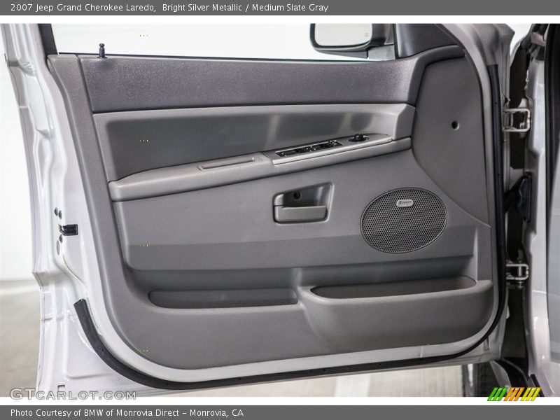 Bright Silver Metallic / Medium Slate Gray 2007 Jeep Grand Cherokee Laredo