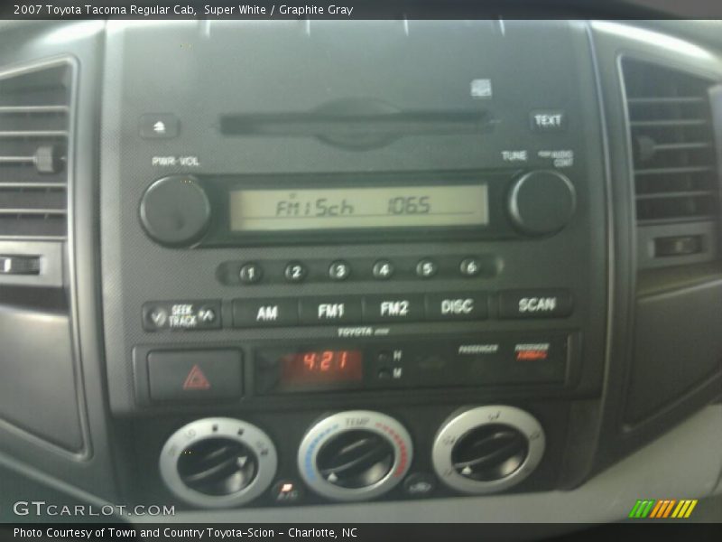 Super White / Graphite Gray 2007 Toyota Tacoma Regular Cab