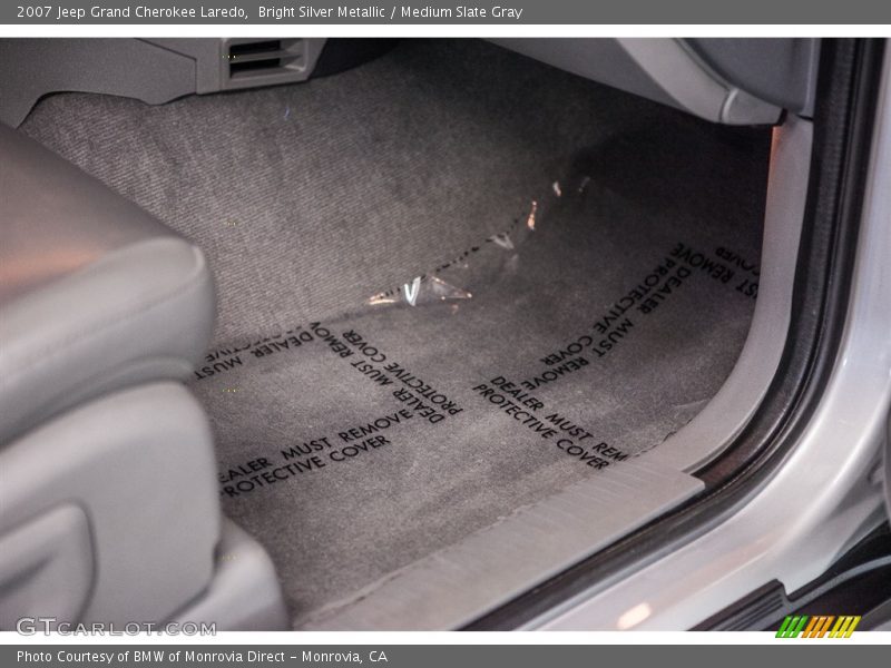 Bright Silver Metallic / Medium Slate Gray 2007 Jeep Grand Cherokee Laredo