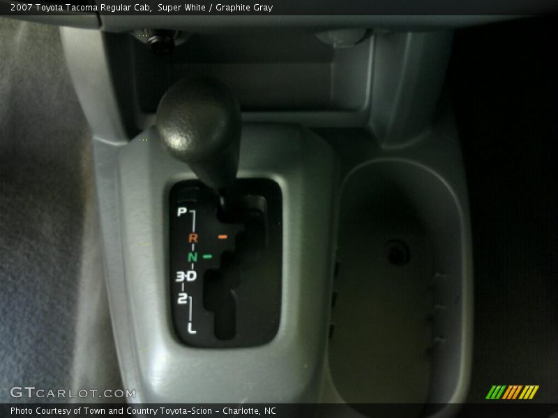 Super White / Graphite Gray 2007 Toyota Tacoma Regular Cab