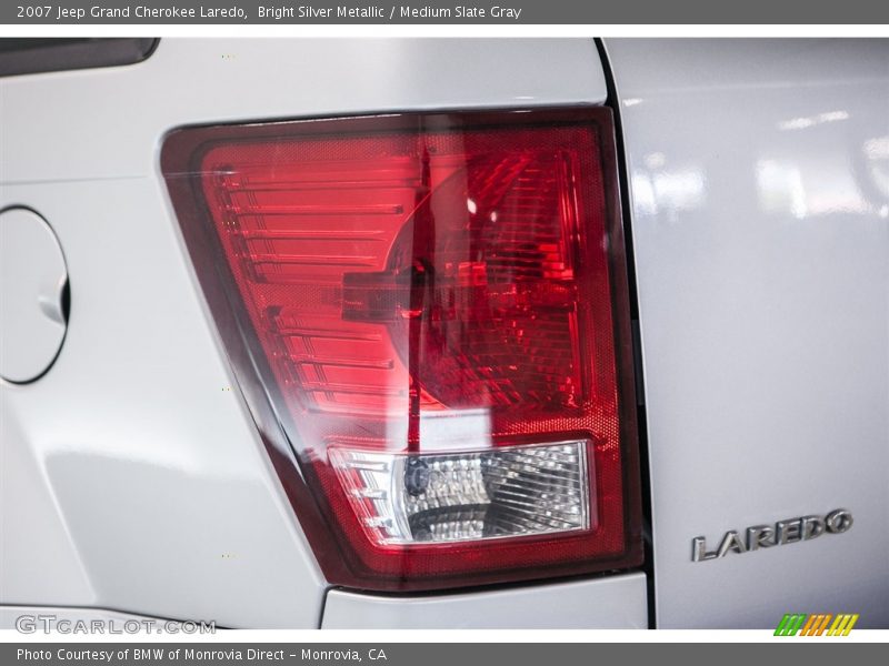 Bright Silver Metallic / Medium Slate Gray 2007 Jeep Grand Cherokee Laredo