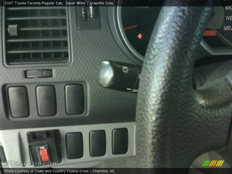 Super White / Graphite Gray 2007 Toyota Tacoma Regular Cab