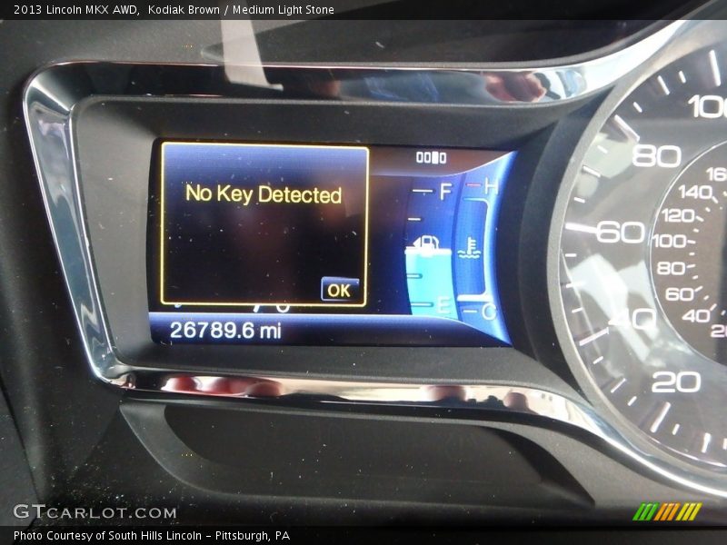 Kodiak Brown / Medium Light Stone 2013 Lincoln MKX AWD