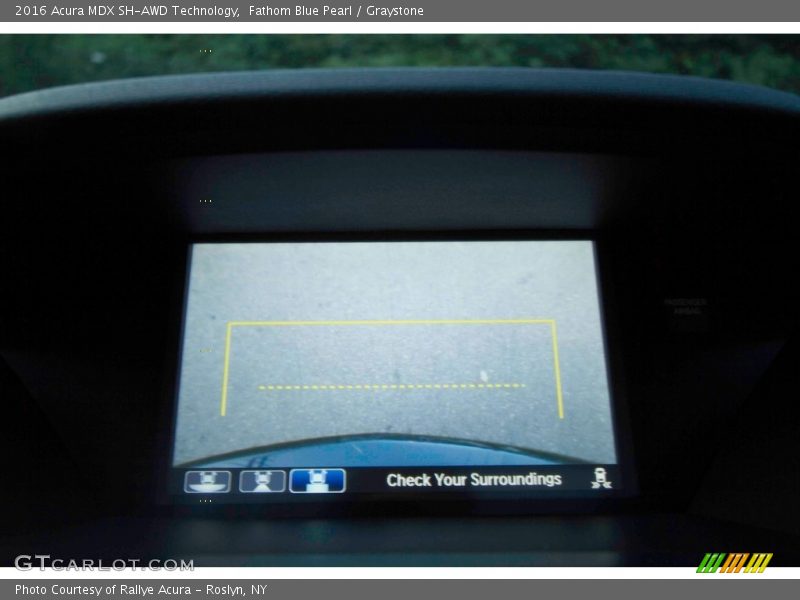 Fathom Blue Pearl / Graystone 2016 Acura MDX SH-AWD Technology