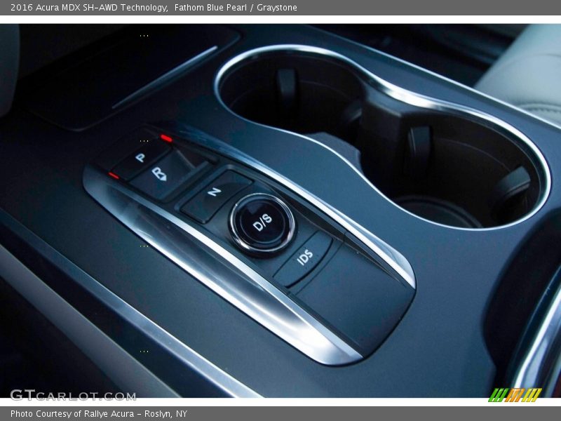 Fathom Blue Pearl / Graystone 2016 Acura MDX SH-AWD Technology