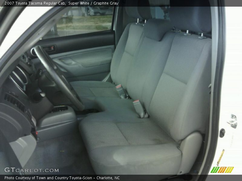 Super White / Graphite Gray 2007 Toyota Tacoma Regular Cab