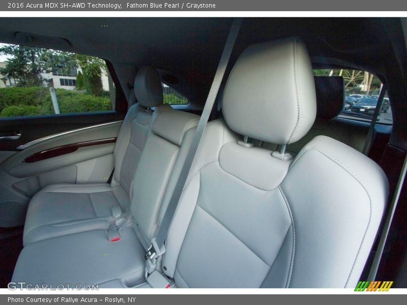 Fathom Blue Pearl / Graystone 2016 Acura MDX SH-AWD Technology