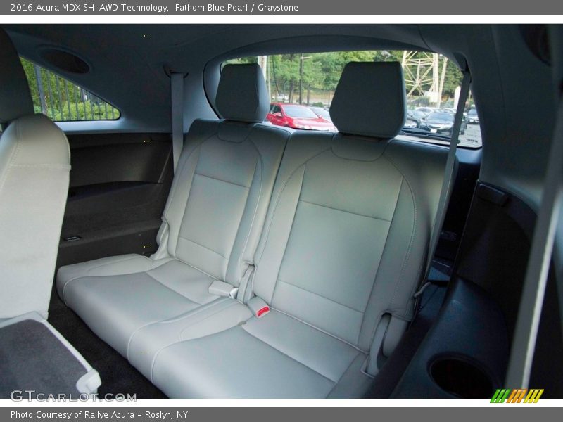 Fathom Blue Pearl / Graystone 2016 Acura MDX SH-AWD Technology