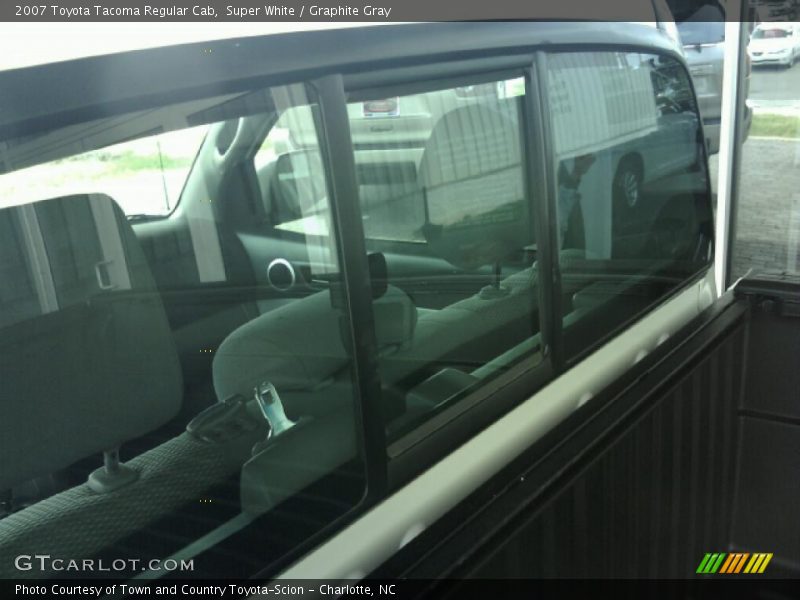 Super White / Graphite Gray 2007 Toyota Tacoma Regular Cab