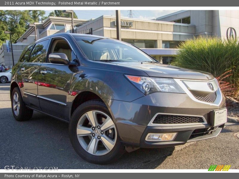 Polished Metal Metallic / Parchment 2011 Acura MDX Technology