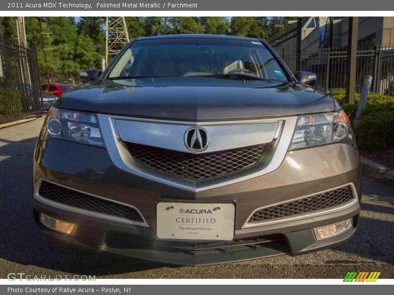 Polished Metal Metallic / Parchment 2011 Acura MDX Technology