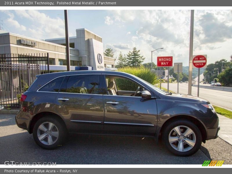 Polished Metal Metallic / Parchment 2011 Acura MDX Technology