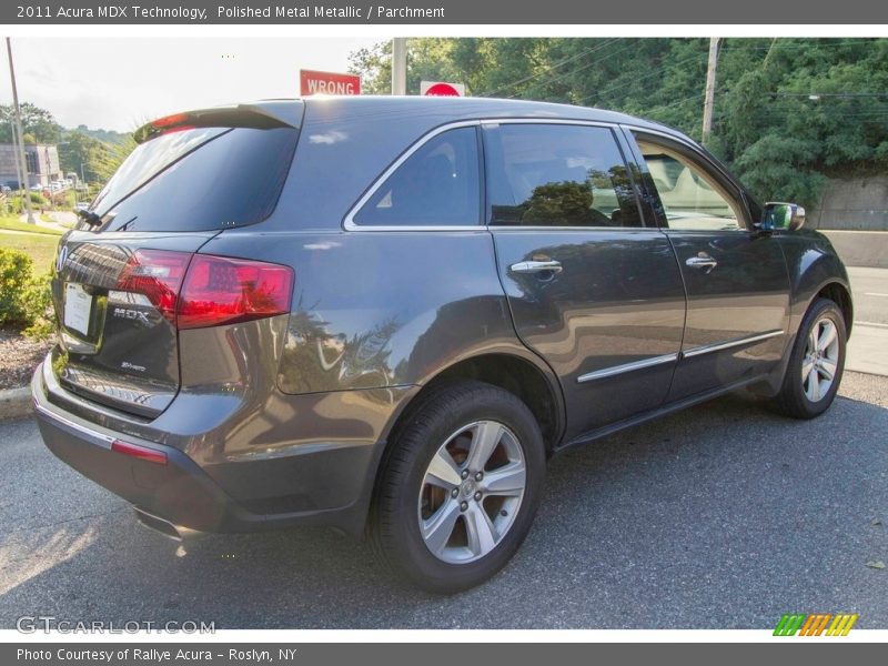 Polished Metal Metallic / Parchment 2011 Acura MDX Technology
