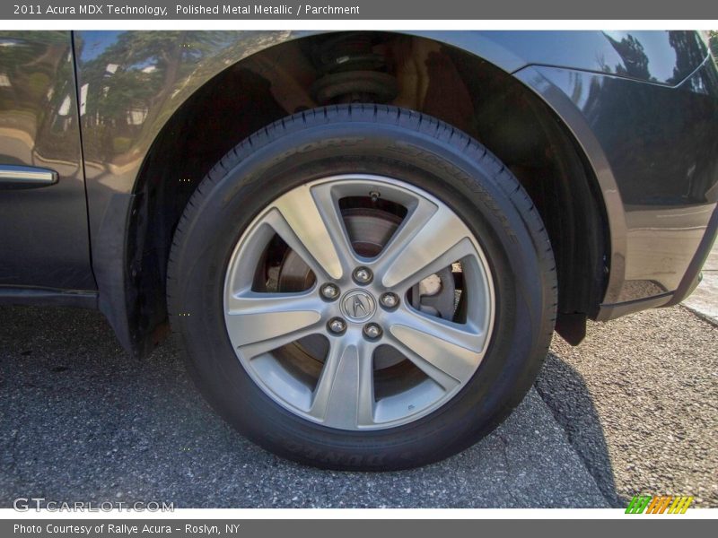 Polished Metal Metallic / Parchment 2011 Acura MDX Technology