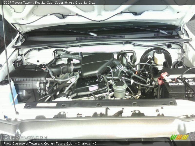 Super White / Graphite Gray 2007 Toyota Tacoma Regular Cab