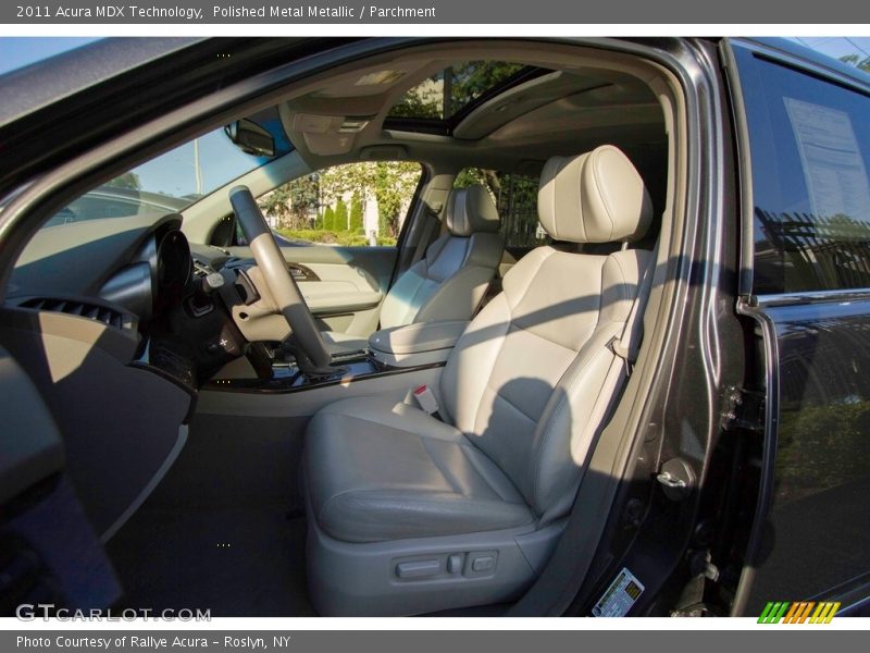 Polished Metal Metallic / Parchment 2011 Acura MDX Technology