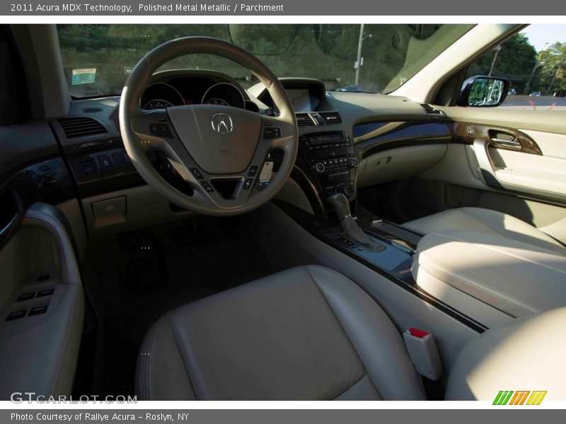 Polished Metal Metallic / Parchment 2011 Acura MDX Technology