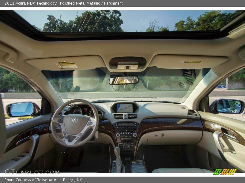 Polished Metal Metallic / Parchment 2011 Acura MDX Technology