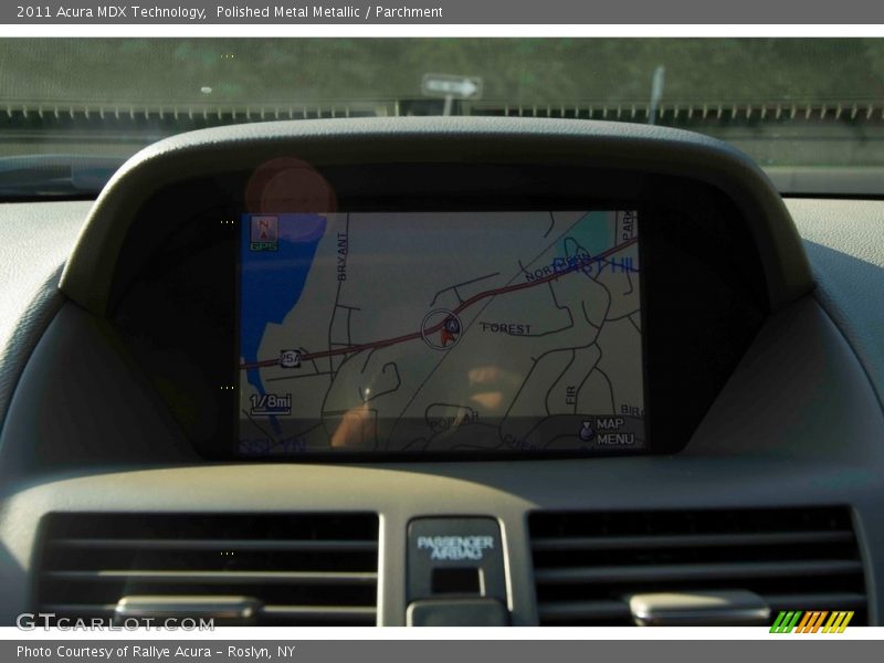 Polished Metal Metallic / Parchment 2011 Acura MDX Technology