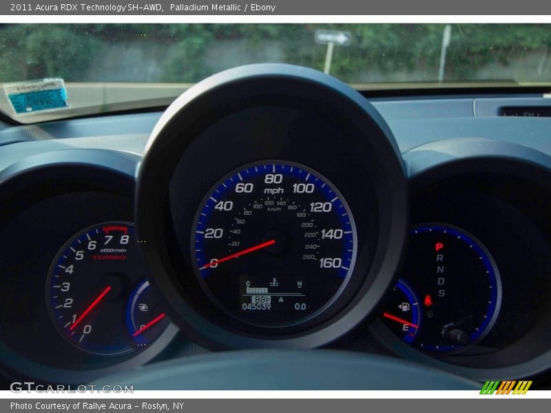 Palladium Metallic / Ebony 2011 Acura RDX Technology SH-AWD