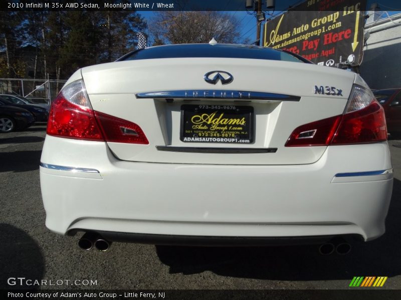 Moonlight White / Wheat 2010 Infiniti M 35x AWD Sedan