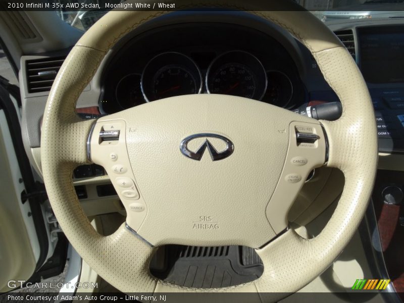 Moonlight White / Wheat 2010 Infiniti M 35x AWD Sedan