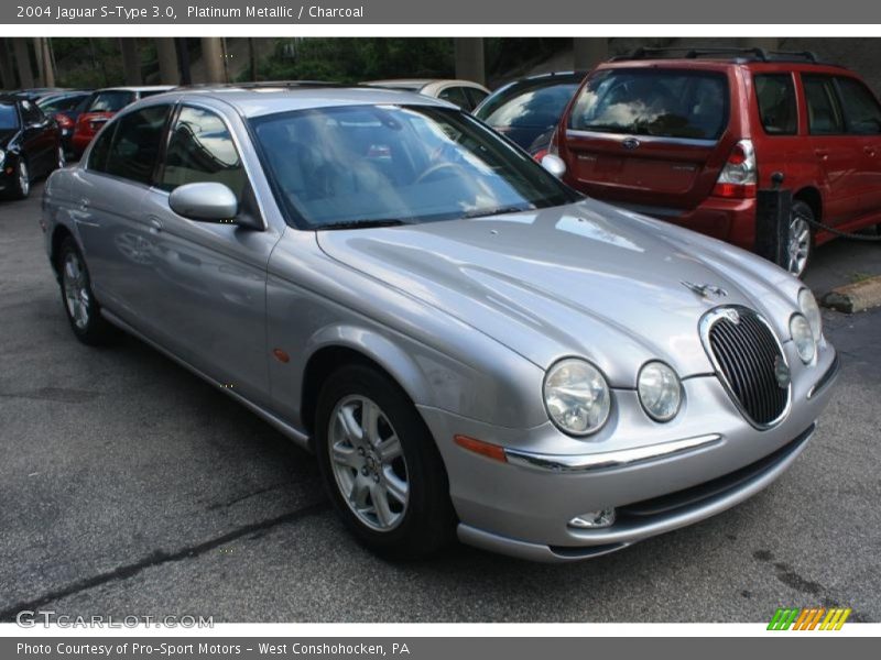 Platinum Metallic / Charcoal 2004 Jaguar S-Type 3.0