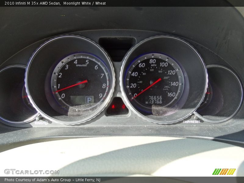 Moonlight White / Wheat 2010 Infiniti M 35x AWD Sedan