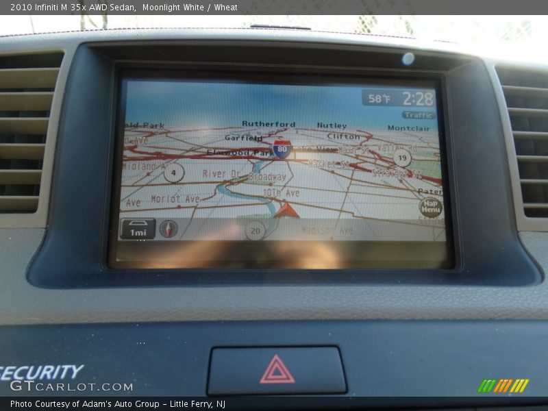 Moonlight White / Wheat 2010 Infiniti M 35x AWD Sedan