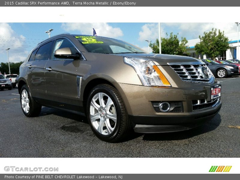 Terra Mocha Metallic / Ebony/Ebony 2015 Cadillac SRX Performance AWD