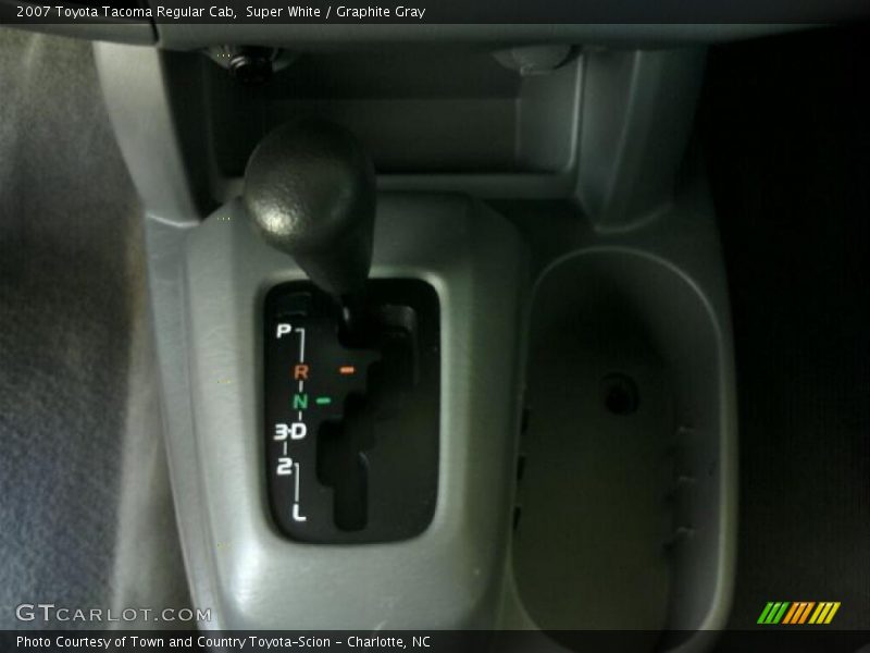 Super White / Graphite Gray 2007 Toyota Tacoma Regular Cab