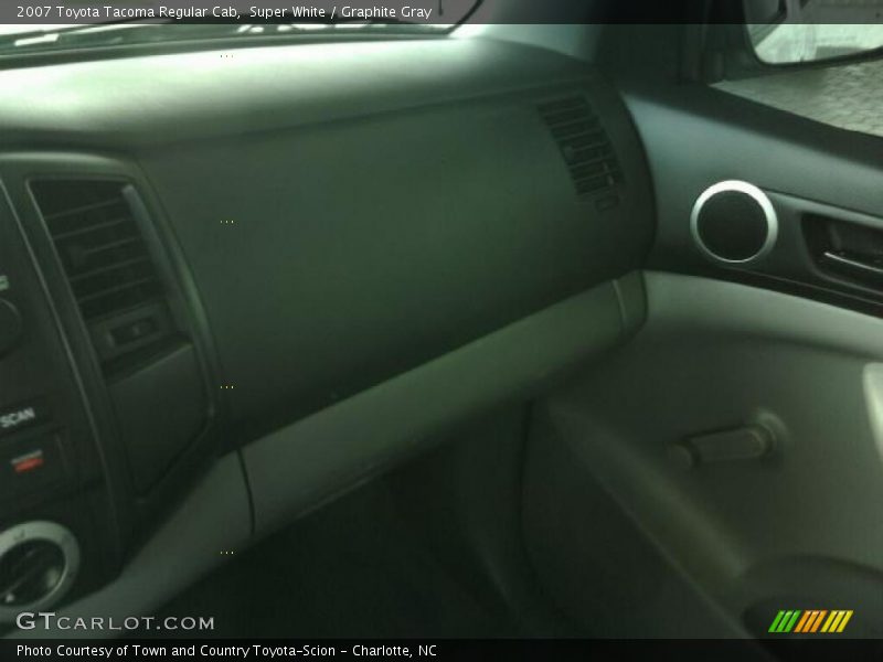 Super White / Graphite Gray 2007 Toyota Tacoma Regular Cab
