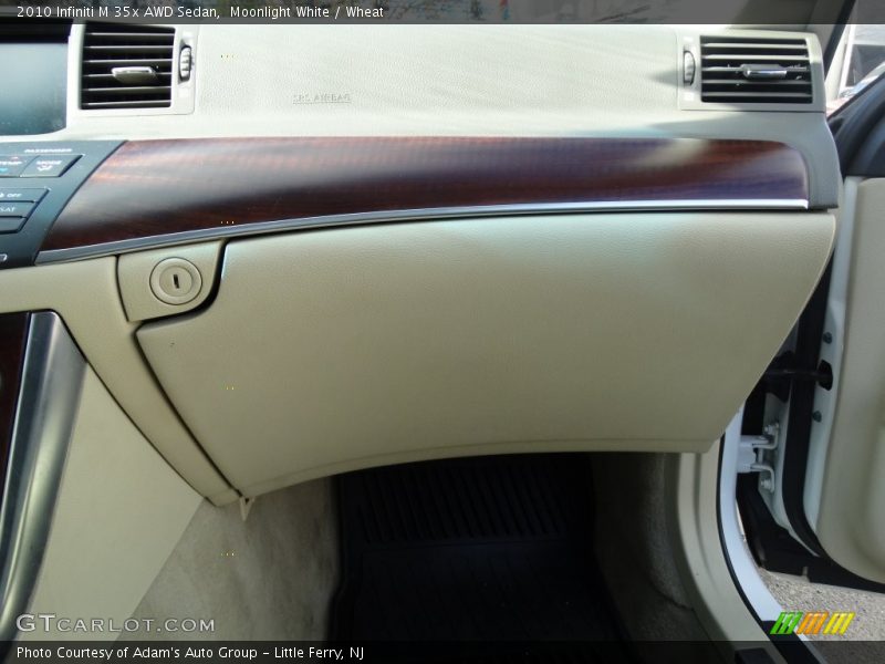 Moonlight White / Wheat 2010 Infiniti M 35x AWD Sedan