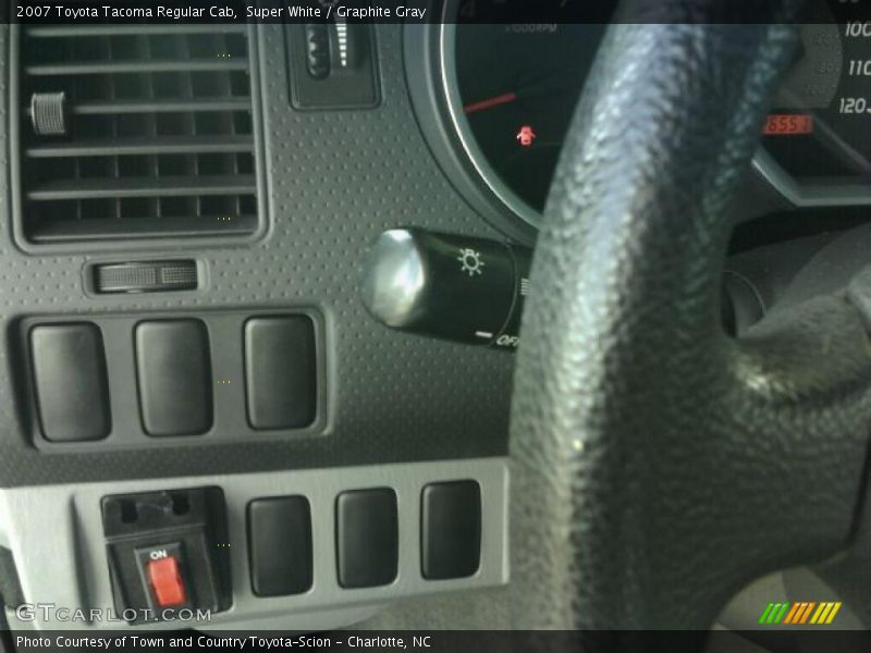 Super White / Graphite Gray 2007 Toyota Tacoma Regular Cab