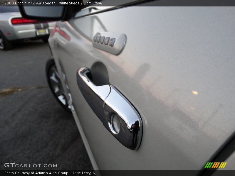 White Suede / Light Stone 2008 Lincoln MKZ AWD Sedan