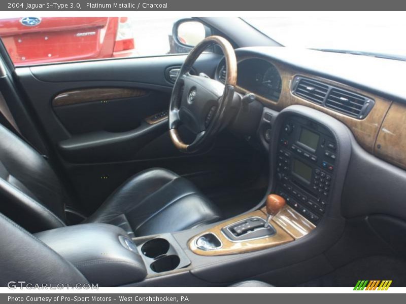 Platinum Metallic / Charcoal 2004 Jaguar S-Type 3.0