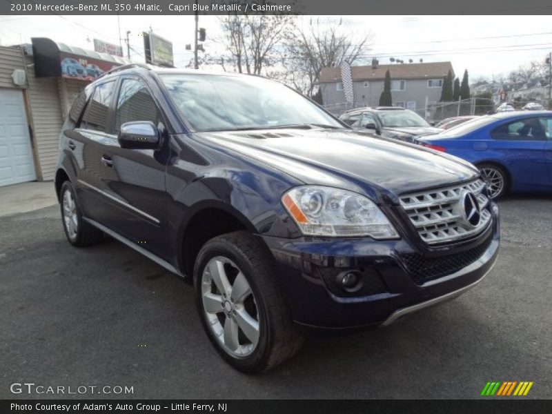 Capri Blue Metallic / Cashmere 2010 Mercedes-Benz ML 350 4Matic