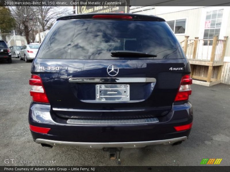 Capri Blue Metallic / Cashmere 2010 Mercedes-Benz ML 350 4Matic