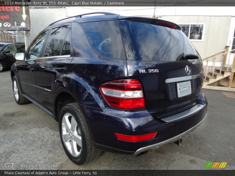 Capri Blue Metallic / Cashmere 2010 Mercedes-Benz ML 350 4Matic