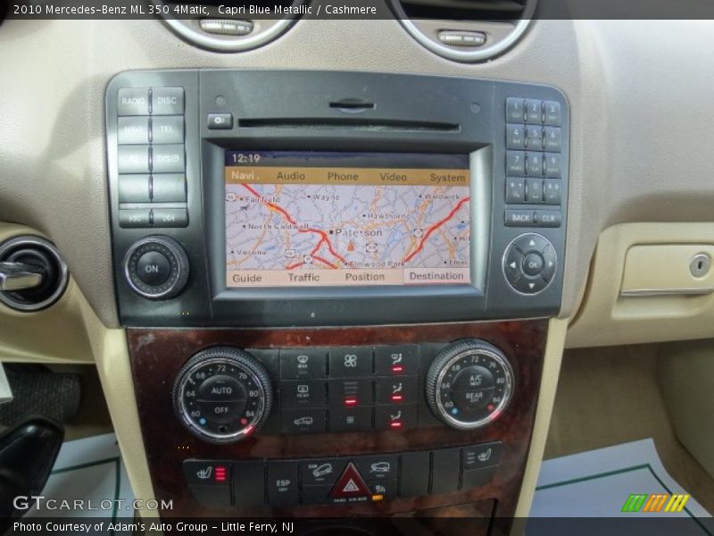 Capri Blue Metallic / Cashmere 2010 Mercedes-Benz ML 350 4Matic