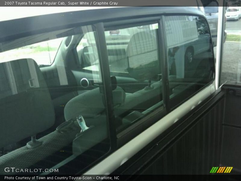 Super White / Graphite Gray 2007 Toyota Tacoma Regular Cab
