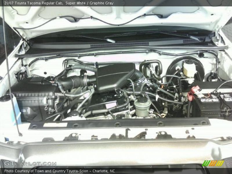 Super White / Graphite Gray 2007 Toyota Tacoma Regular Cab