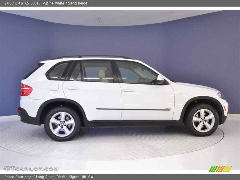 Alpine White / Sand Beige 2007 BMW X5 3.0si