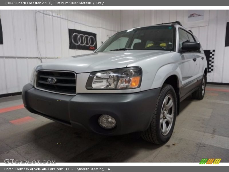 Platinum Silver Metallic / Gray 2004 Subaru Forester 2.5 X