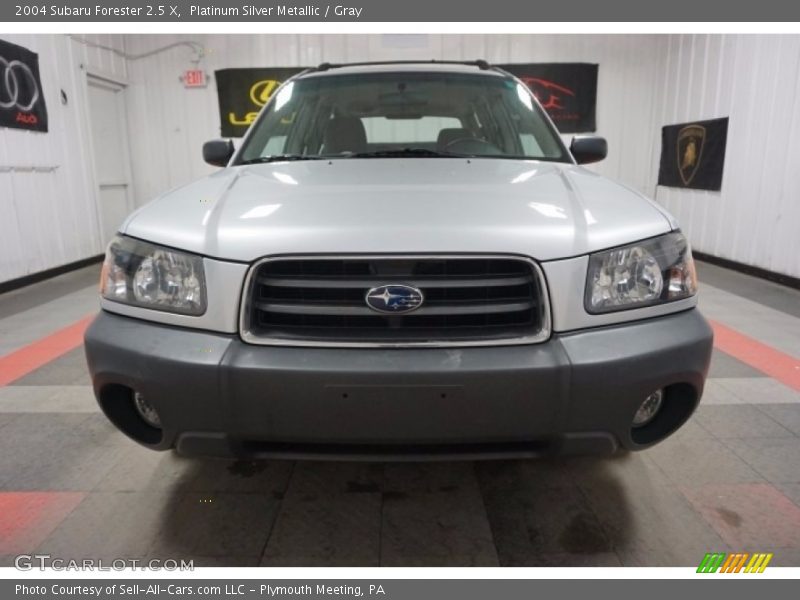 Platinum Silver Metallic / Gray 2004 Subaru Forester 2.5 X