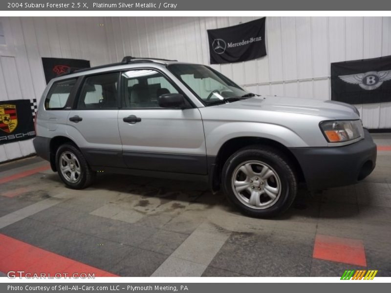 Platinum Silver Metallic / Gray 2004 Subaru Forester 2.5 X